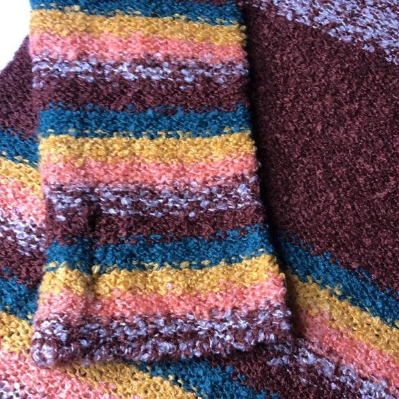 Umgee Y2K Vintage Sweater Cowl Neck Sunset Colors Womens XXL - Picture 4 of 5